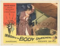 3d0800 INVASION OF THE BODY SNATCHERS LC 1956 Kevin McCarthy finds pod in cellar, classic sci-fi!