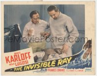 3d0968 INVISIBLE RAY LC #5 R1948 Bela Lugosi & Walter Kingsford perform experiments on African baby!