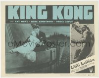 3d0818 KING KONG LC #7 R1952 Fay Wray & Bruce Cabot on the Empire State Building at film's climax!