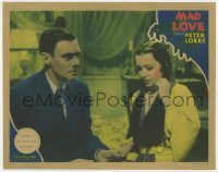 3d0980 MAD LOVE LC 1935 Colin Clive tells Frances Drake it was Rollo's hands that did it, ultra rare!