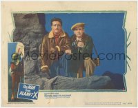 3d0982 MAN FROM PLANET X LC #6 1951 Robert Clarke & Raymond Bond spying on the alien, Edgar Ulmer!