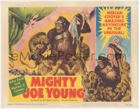 3d0823 MIGHTY JOE YOUNG LC #2 1949 1st Ray Harryhausen, Widhoff art of ape saving girl from lions!