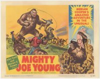 3d0824 MIGHTY JOE YOUNG LC #6 1949 first Ray Harryhausen, Gene Widhoff art of ape vs cowboys!