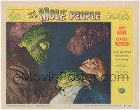 3d0832 MOLE PEOPLE LC #5 1956 great close up of wacky monster choking Nestor Paiva in cave!