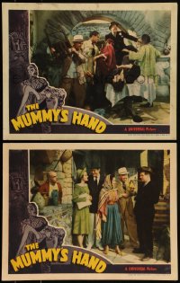 3d1171 MUMMY'S HAND 2 LCs 1940 Universal horror, Wallace Ford, Dick Foran, Peggy Moran, very rare!