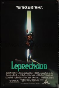 3d1392 LEPRECHAUN 1sh 1993 Warwick Davis, super young Jennifer Aniston, your luck just ran out!