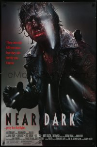 3d1418 NEAR DARK 1sh 1987 Paxton, vampires can only kill you once, but they can terrify you forever!