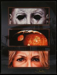 3d1656 HALLOWEEN signed #105/130 12x16 art print 2019 by Jason Edmiston & director John Carpenter!