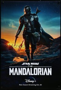 3d1636 MANDALORIAN DS tv poster 2019 great sci-fi art of the bounty hunter with 'Baby Yoda'!