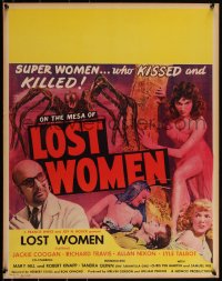 3d0371 MESA OF LOST WOMEN jumbo WC 1952 grown up Jackie Coogan vs super women who kissed & killed!