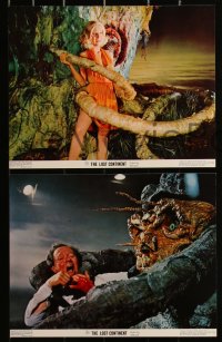 3d1102 LOST CONTINENT 8 color 11x14 stills 1968 Hammer fantasy/sci-fi, Eric Porter, Hildegard Knef