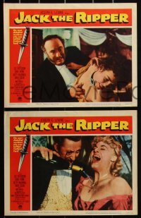 3d1093 JACK THE RIPPER 8 LCs 1960 American detective helps Scotland Yard find killer!