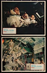 3d1103 MAROONED 8 LCs 1969 astronauts Gregory Peck and Gene Hackman, cool outer space images!