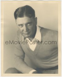 3f0498 RICHARD DIX deluxe 11x14 still 1920s great studio portrait wearing sweater by Hommel!