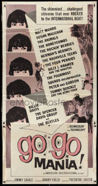 3f0196 GO GO MANIA 3sh 1965 The Beatles, Pop Gear, rock & roll, the new international beat!