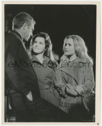 3f1579 CINCINNATI KID 8x10 still 1965 c/u of Steve McQueen w/BOTH sexy Ann-Margret & Tuesday Weld!