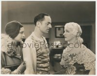 3f1617 LADIES' MAN 7.25x9.25 still 1931 c/u of William Powell between Kay Francis & Carole Lombard!