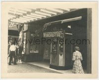 3f1673 WINCHESTER '73 candid deluxe 8x10 still 1950 cool elaborate outdoor local theater display!