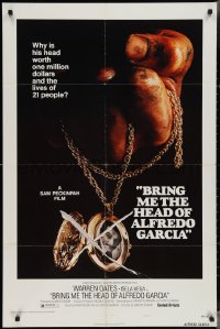 3f0925 BRING ME THE HEAD OF ALFREDO GARCIA 1sh 1974 worth one million dollars & 21 lives!