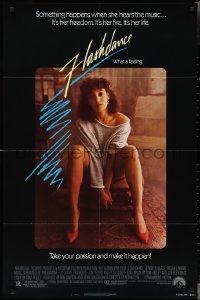 3f0978 FLASHDANCE 1sh 1983 sexy dancer Jennifer Beals, take your passion and make it happen!