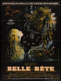 3f0382 LA BELLE ET LA BETE French 1p R2013 from Jean Cocteau's classic fairy tale, cool Malcles art!