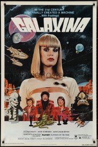 3f0984 GALAXINA style B 1sh 1980 Dorothy Stratten is a sexy man-made machine with feelings!