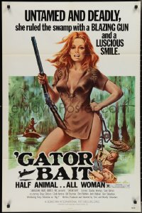 3f0985 GATOR BAIT 1sh 1974 Beverly Sebastion, Claudia Jennings, half animal, all woman!