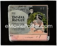 3f1264 BEAU REVEL glass slide 1921 Lloyd Hughes in love triangle w/dad Lewis Stone & Florence Vidor!