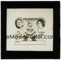 3f1281 SALLY OF THE SAWDUST English glass slide 1925 D.W. Griffith, W.C. Fields, Carol Dempster