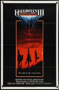 3f0998 HALLOWEEN III 1sh 1982 Season of the Witch, horror sequel, the night no one comes home!