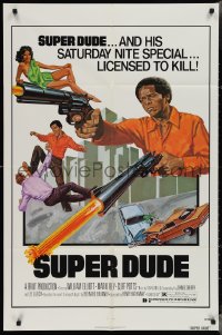 3f0999 HANGUP 1sh R1975 William Elliot is the Super Dude, his job was busting junkies!