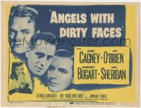 3f0637 ANGELS WITH DIRTY FACES TC R1956 Humphrey Bogart, James Cagney, Pat O'Brien, Ann Sheridan!