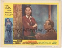 3f0670 BAREFOOT CONTESSA LC #7 1954 Humphrey Bogart & sexy most beautiful animal Ava Gardner!