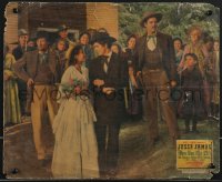 3f0272 JESSE JAMES jumbo LC 1939 Tyrone Power, Henry Fonda, John Carradine, Nancy Kelly, ultra rare!