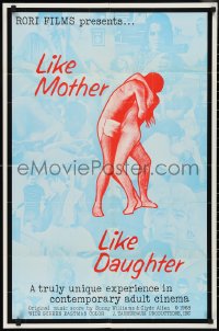 3f1040 LIKE MOTHER LIKE DAUGHTER 23x35 1sh 1968 Sebastian Gregory, Joann Morgan, sexy images!