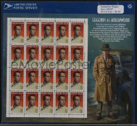 3f1223 HUMPHREY BOGART Legends of Hollywood stamp sheet 1997 contains 20 unused postage stamps!