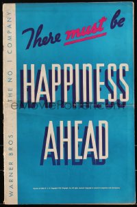 3f0302 HAPPINESS AHEAD pressbook 1934 young Dick Powell, Josephine Hutchinson, ultra rare!