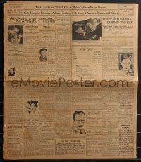 3f0309 KISS pressbook 1929 glamorous Greta Garbo, Conrad Nagel, young Lew Ayres, ultra rare!