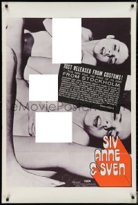 3f1117 SIV, ANNE & SVEN 1sh 1972 Joe Sarno, Swedish sex just released from customs!