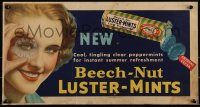 3f0408 BEECH-NUT 11x21 advertising poster 1930s tingling clear peppermints for instant refreshment!