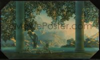 3f0083 MAXFIELD PARRISH 18x30 art print 1920s Daybreak by the artist, wonderful neo-classic art!