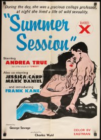 3f1146 SUMMER SESSION 20x28 1980 teacher Andrea True lived a life of wild sexuality at night!