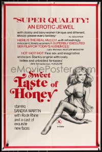 3f1156 SWEET TASTE OF HONEY 25x38 1sh 1976 Luxure, sexy French Karine Gambier in lingerie!