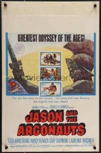 3f0234 JASON & THE ARGONAUTS WC 1963 great special fx by Ray Harryhausen, Terpning art of Talos!