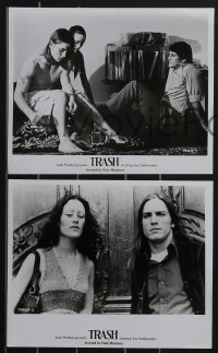 3f1454 ANDY WARHOL'S TRASH 7 8x10 stills 1970 Joe Dallesandro, Andy Warhol classic