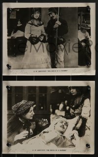 3f1427 BIRTH OF A NATION 10 8x10 stills R1921 D.W. Griffith post-Civil War classic, Lillian Gish!