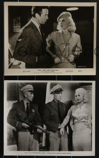 3f1421 GUNS, GIRLS & GANGSTERS 11 8x10 stills 1959 most with sexiest bad Mamie Van Doren!