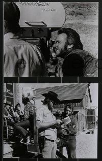 3f1422 HIGH PLAINS DRIFTER 11 trimmed from 7.5x9.5 to 8x10 stills 1973 Clint Eastwood, some candid & w/Verna Bloom!