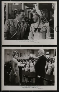 3f1449 SHOCKING MISS PILGRIM 8 8x10 stills 1946 sexy Betty Grable, George & Ira Gershwin