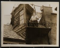 3f1558 STREET OF SIN 2 8x10 stills 1928 thief Emil Jannings laughing on balcony + street shootout!